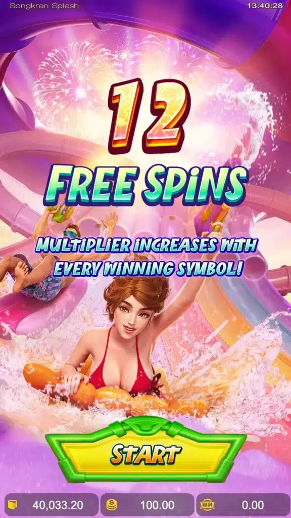 Songkran Splash free spin